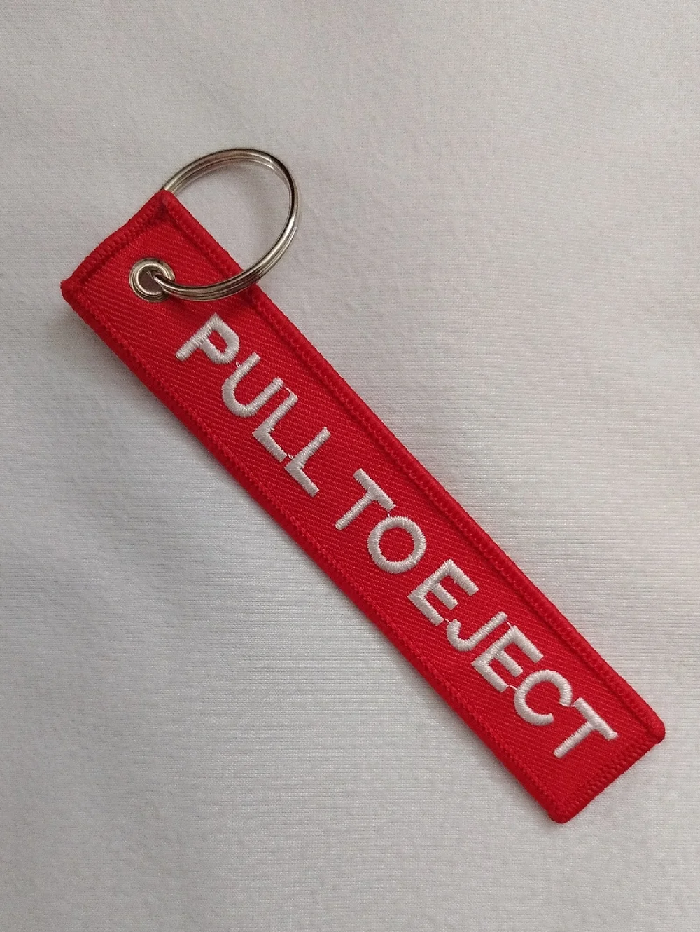 Pull To Eject Keychain Keys Bag Tag, Grad Aviation Pilot BTS School BTC Campus
